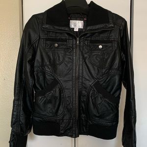 Faux Leather Jacket